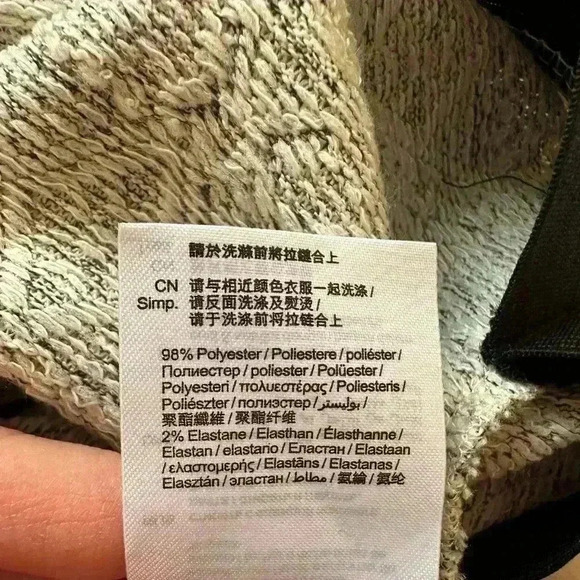 Esprit Fitted Tight Skirt Black White Patterned  Workwear Business Size Medium - Picture 6 of 6